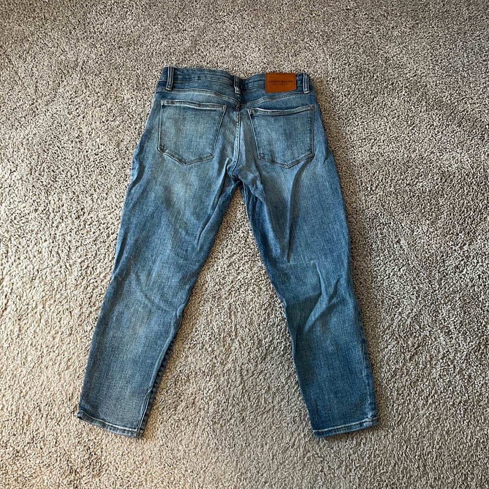 Lucky Brand 10/30 light wash, low rise, crop, Lolita, jeans